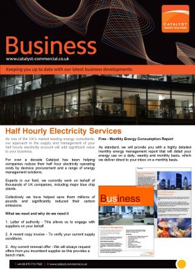 Half Hourly Electricity Services