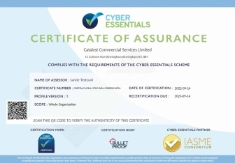Cyber Essentials Certificate